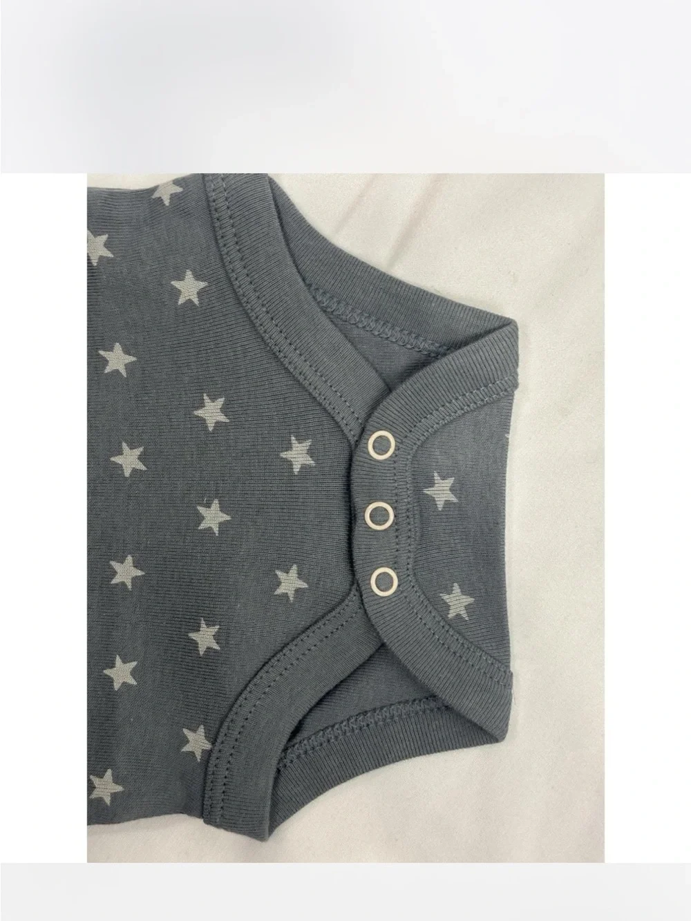 Unisex Neutral Moon & Star Short-Sleeve Baby One-Piece 4-Pack